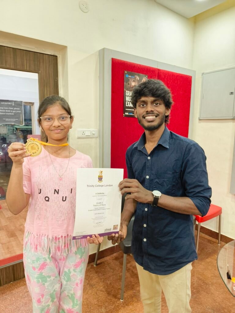 Trinity College London Certificate ceremony aspire music conservatory kk nagar Chennai 2