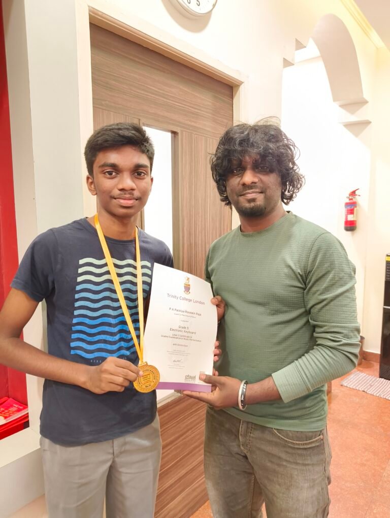 Trinity College London Certificate ceremony aspire music conservatory kk nagar Chennai 4