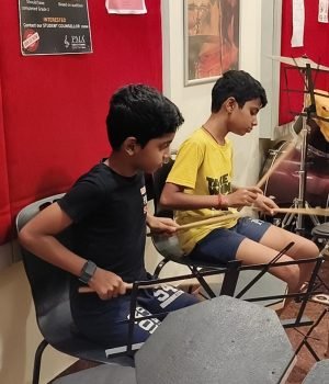 Drums students aspire music kk nagar chennai.