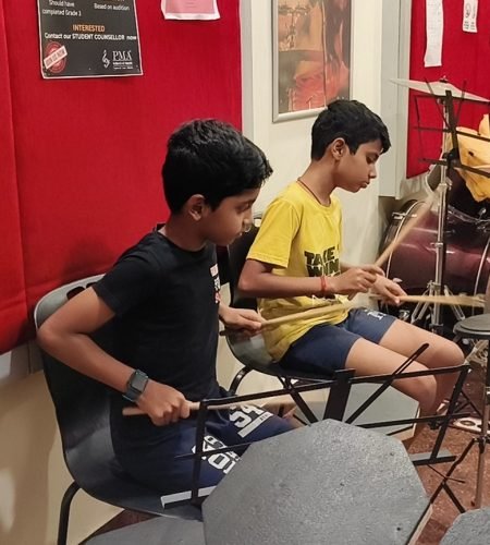 Drums students aspire music kk nagar chennai.
