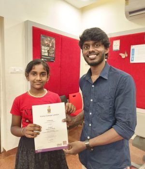 Trinity College London Certificate ceremony aspire music conservatory kk nagar Chennai